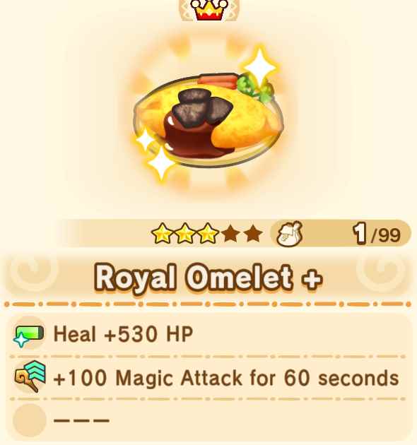 Royal Omelet + x99