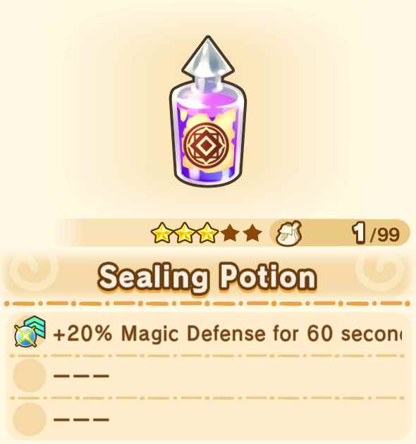 Sealing Potion x99