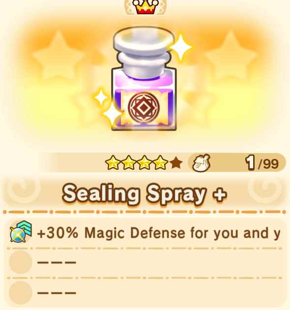 Sealing Spray + x99