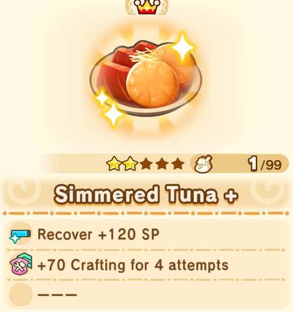 Simmered Tuna + x99