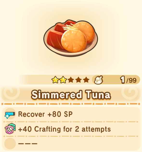 Simmered Tuna x99
