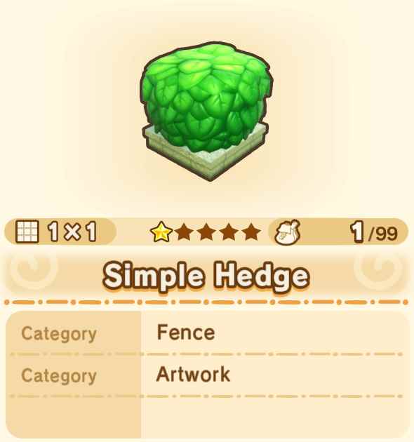 Simple Hedge