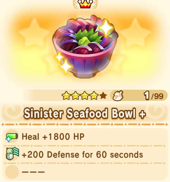 Sinister Seafood Bowl + x99