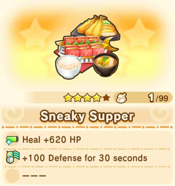 Sneaky Supper x99