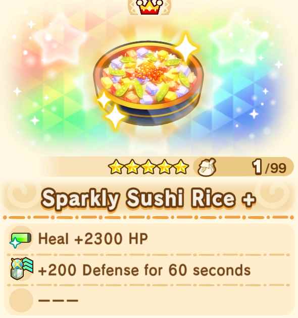 Sparkly Sushi Rice + x99