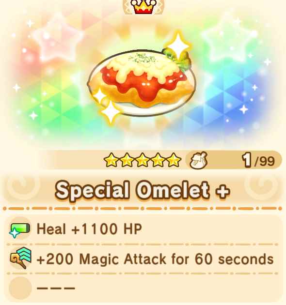 Special Omelet + x99