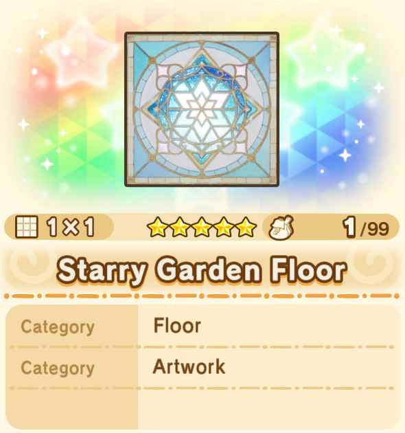 Starry Garden Floor