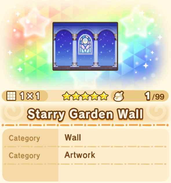 Starry Garden Wall
