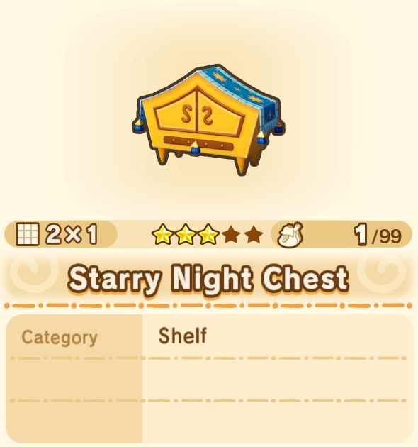 Starry Night Chest