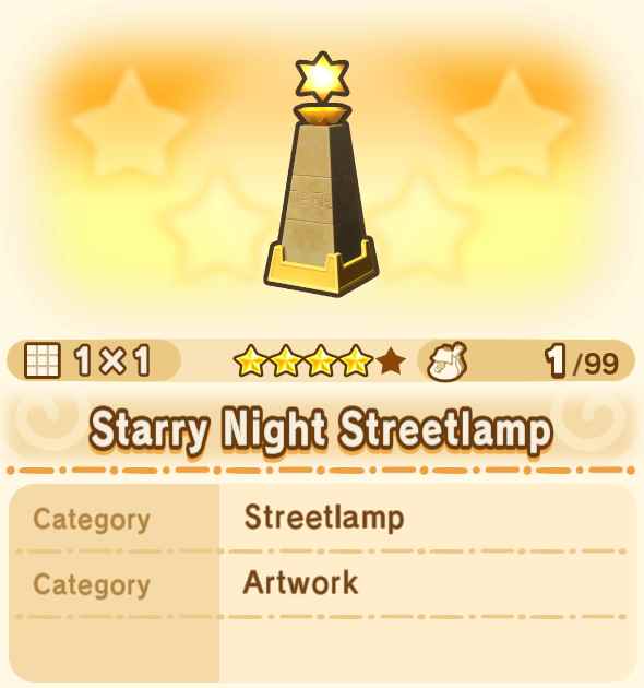 Starry Night Streetlamp