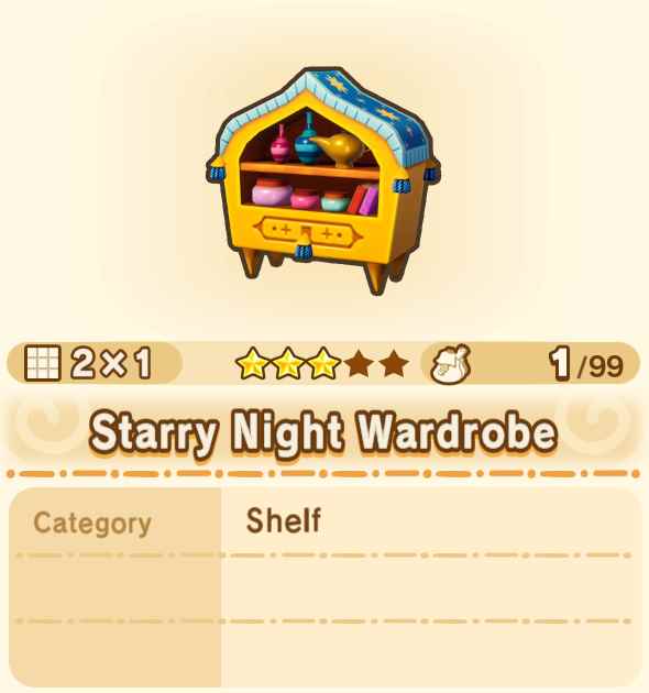 Starry Night Wardrobe