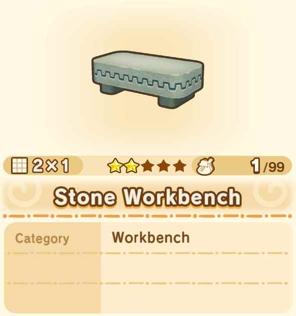 Stone Workbench