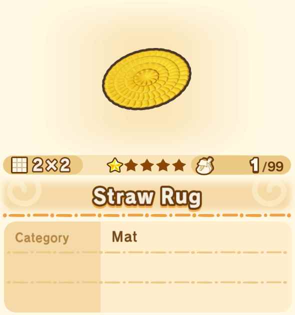 Straw Rug