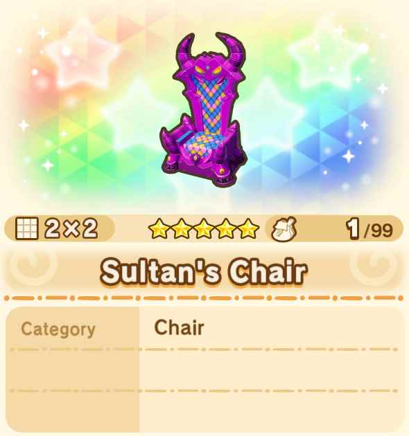 Sultan's Chair