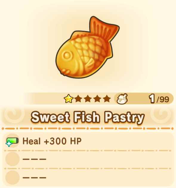 Sweet Fish Pastry x99
