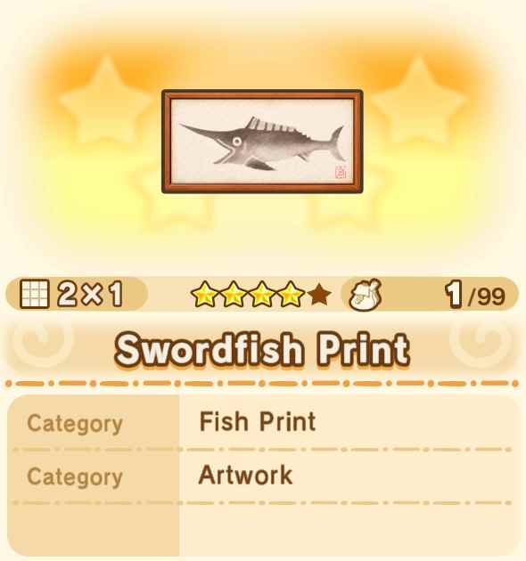 Swordfish Print