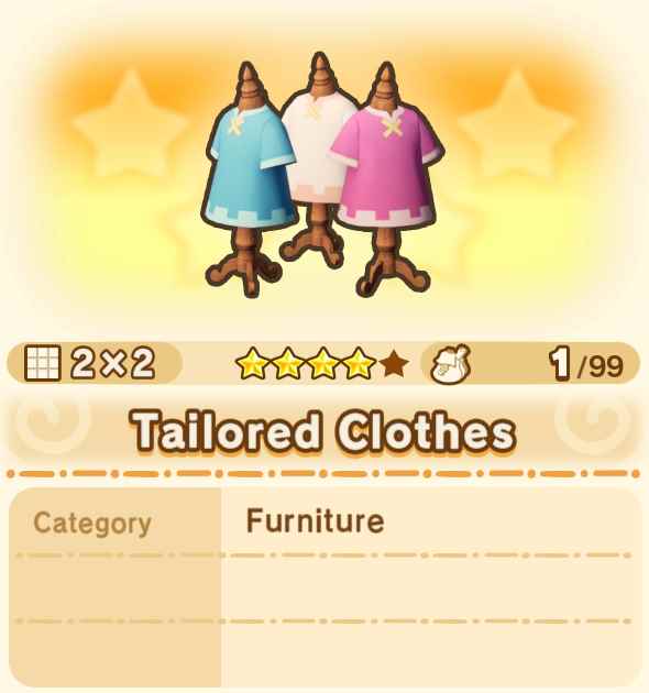 Tailored Clothes