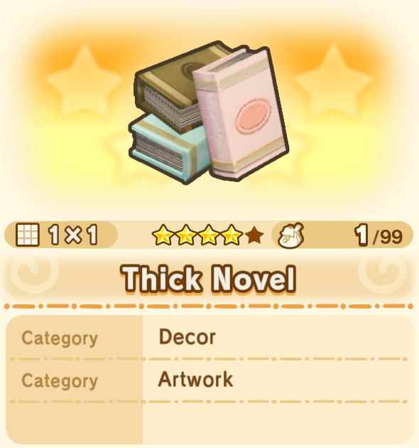Thick Novel