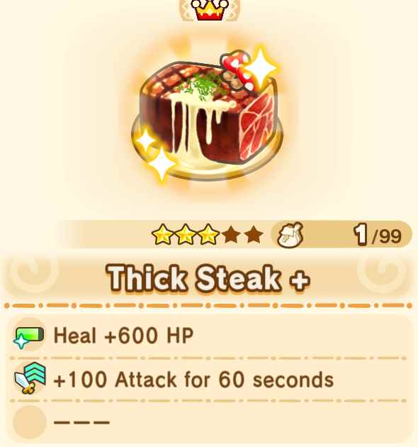 Thick Steak + x99