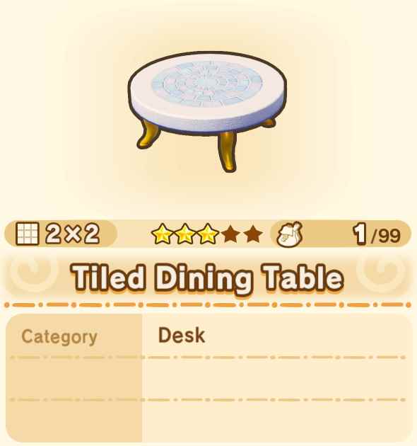 Tiled Dining Table