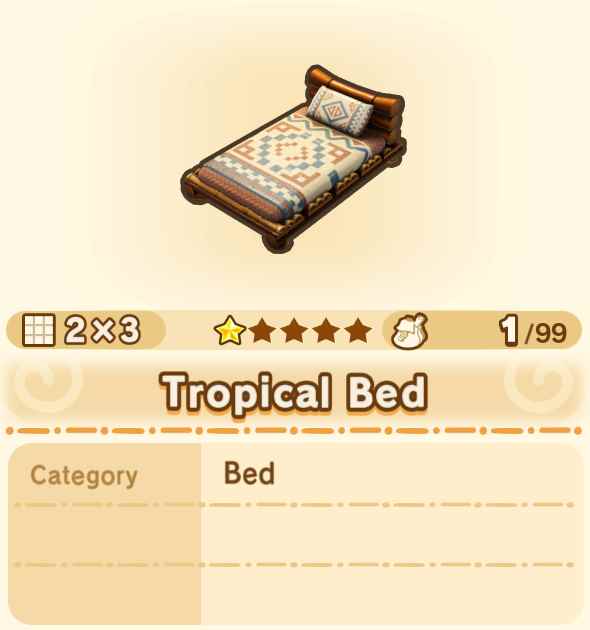 Tropical Bed