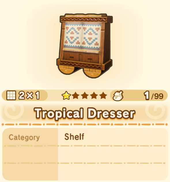 Tropical Dresser