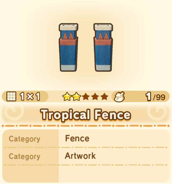 Tropical Fence
