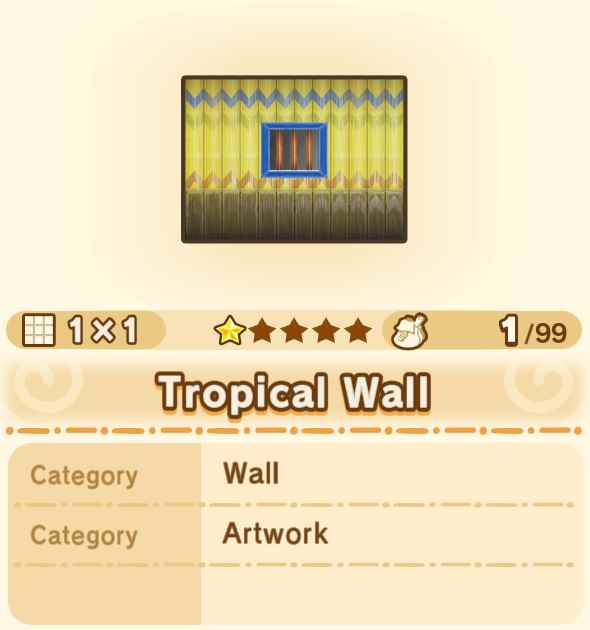 Tropical Wall