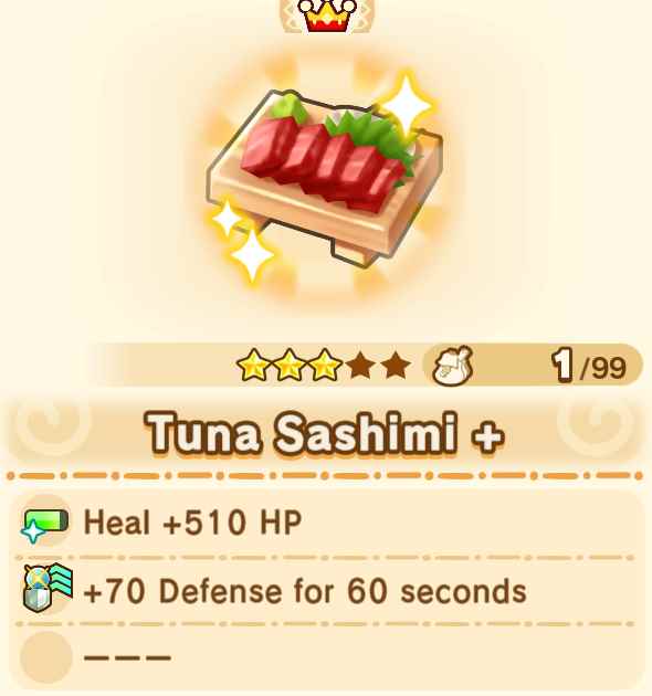 Tuna Sashimi + x99