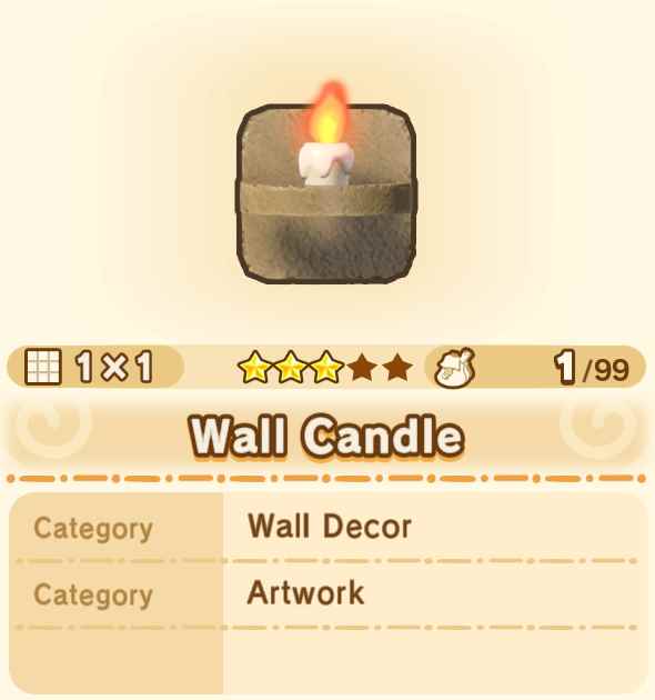 Wall Candle