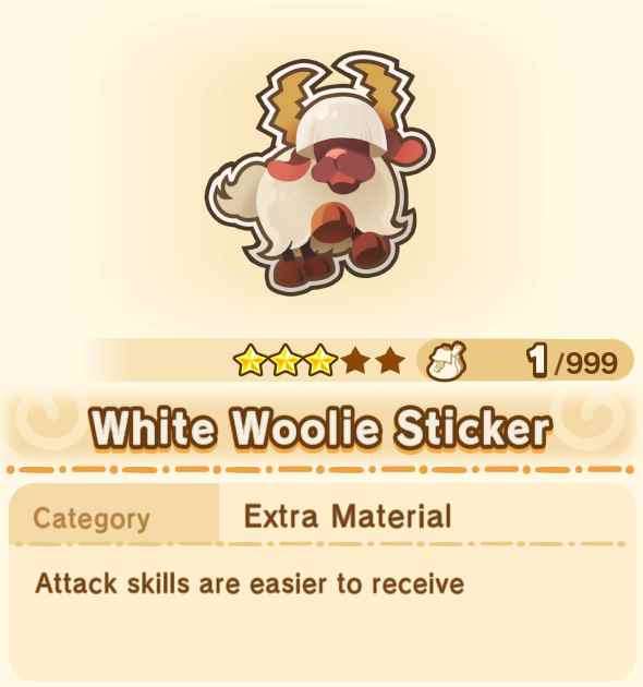 White Woolie Sticker x99