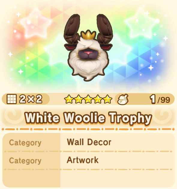 White Woolie Trophy