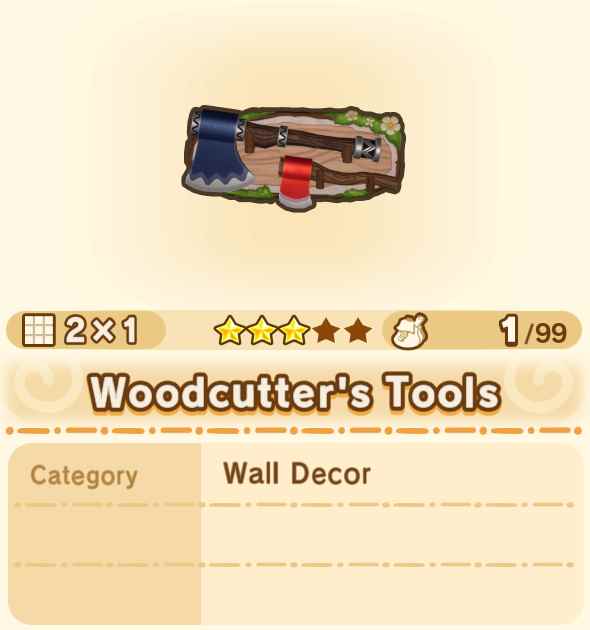 Woodcutter's Tools