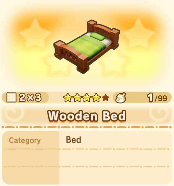 Wooden Bed