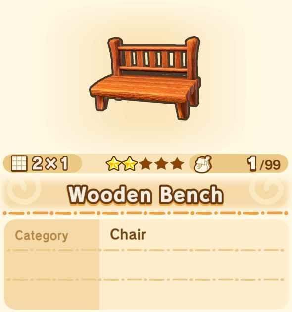 Wooden Bench