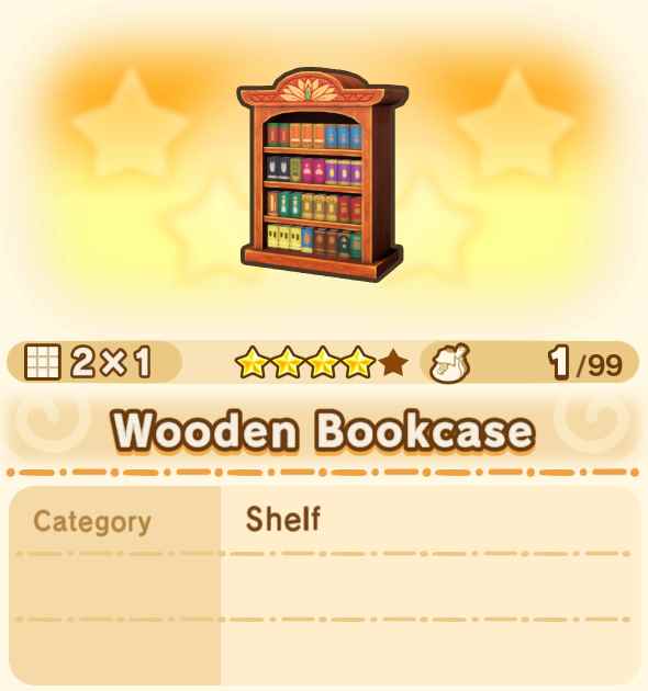 Wooden Bookcase
