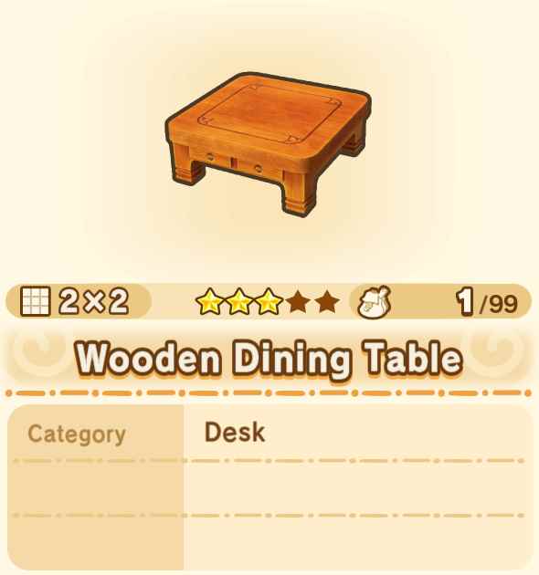Wooden Dining Table