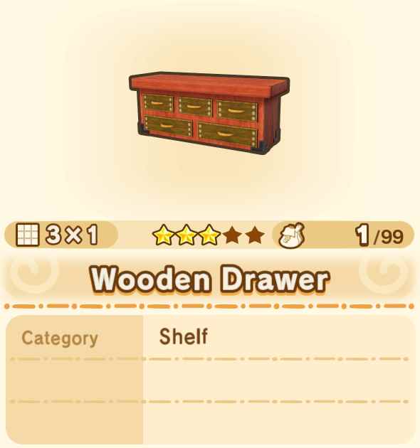 Wooden Drawer