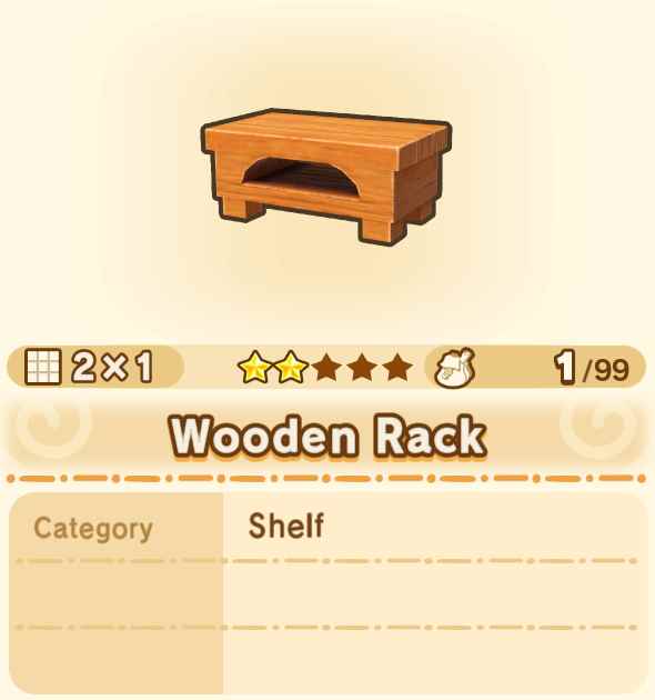 Wooden Rack
