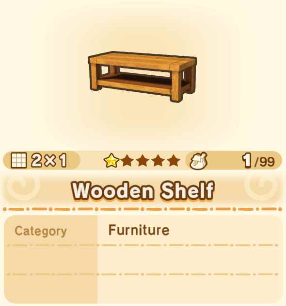 Wooden Shelf