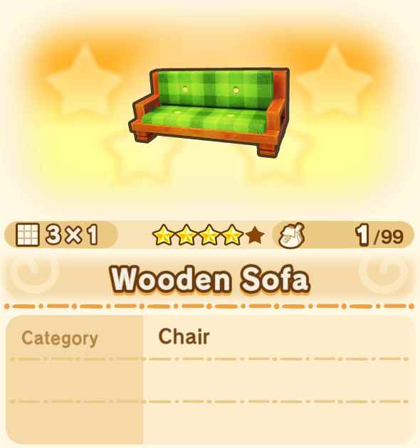 Wooden Sofa