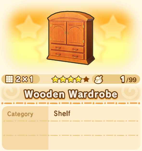 Wooden Wardrobe