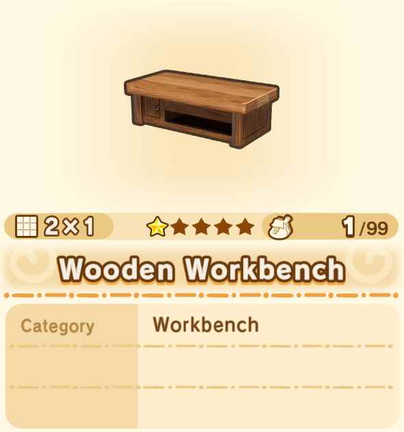 Wooden Workbench