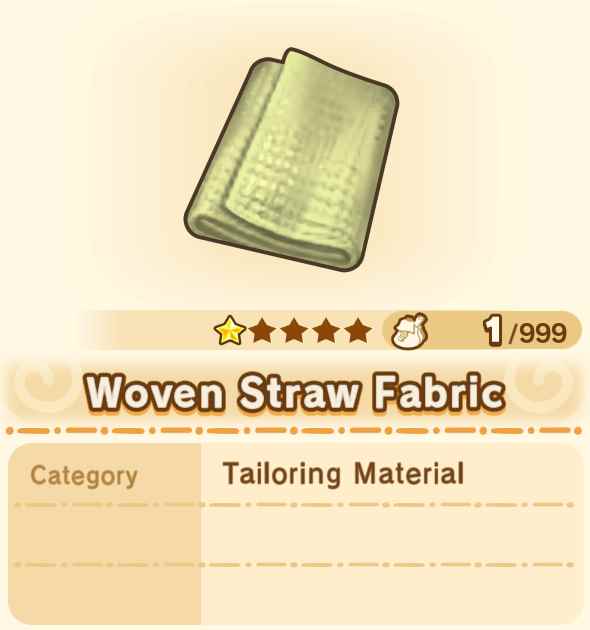 Woven Straw Fabric x99