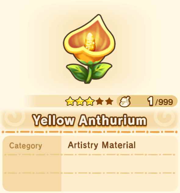 Yellow Anthurium x99