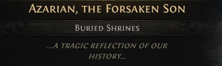 AZARIAN,THE FORSAKEN SON---ACT 2