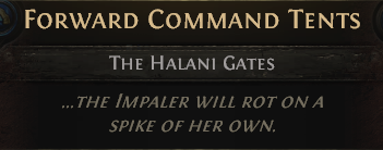 FORWARD COMMAND TENTS---ACT 2