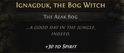 IGNAGDUK, THE BOG WITCH---ACT 3