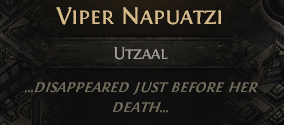 VIPER NAPUATZI---ACT 3