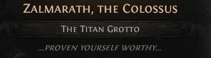 ZALMARATH,THE COLOSSUS---ACT 2